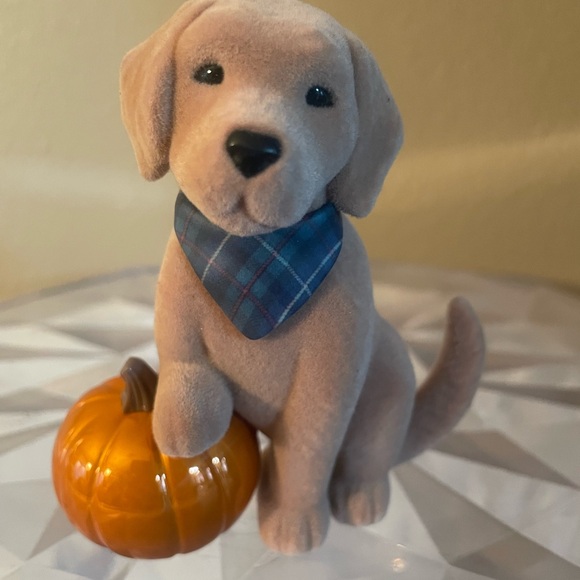 Bath & Body Works Golden Retriever Dog with Pumpkin Wall Flower NEW & CUTEE! - Picture 15 of 16
